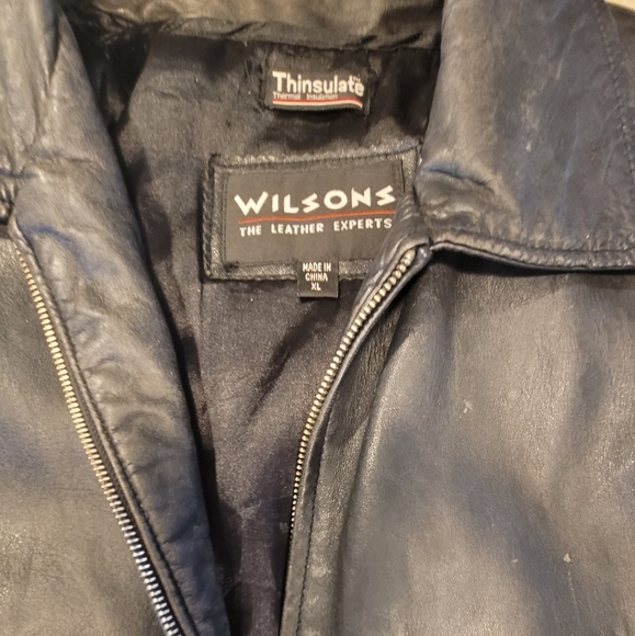 Vintage leather woman's xl coat - Picture 3 of 4